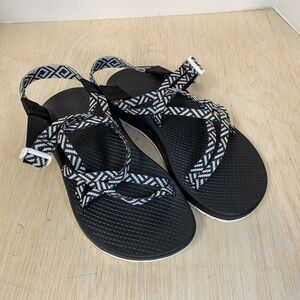 Chaco ZX1 Classic Women’s Size 7 Oragami Black White Sport Summer Sandals